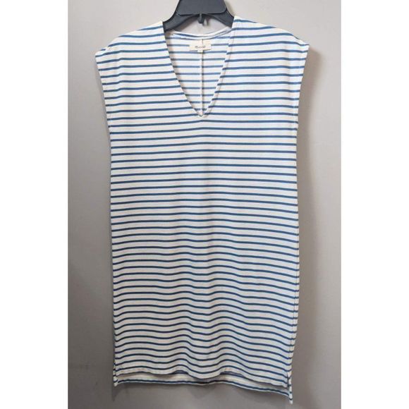 MADEWELL VACANCES Dress Short Stripe XXS - Picture 1 of 6